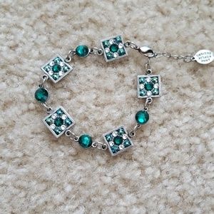 Green and White Bracelet
